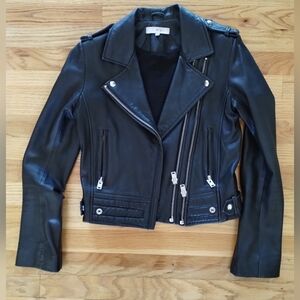 IRO Black Leather Jacket